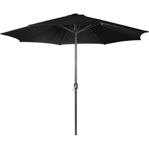 MIADOMODO slnečník s kľučkou 250 cm, čierny