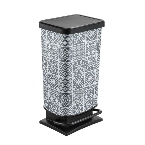ROTHO odpadkový kôš PASO 40 l, ornament