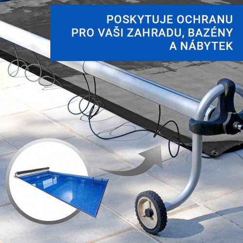 JAGO Plachta 650 g/m², hliníková oka, šedá, 5 x 8 m JAGO Plachta 650 g/m², hliníková oka, šedá, 5 x 8 m