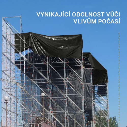 JAGO Plachta 650 g/m², hliníková oka, šedá, 5 x 8 m JAGO Plachta 650 g/m², hliníková oka, šedá, 5 x 8 m