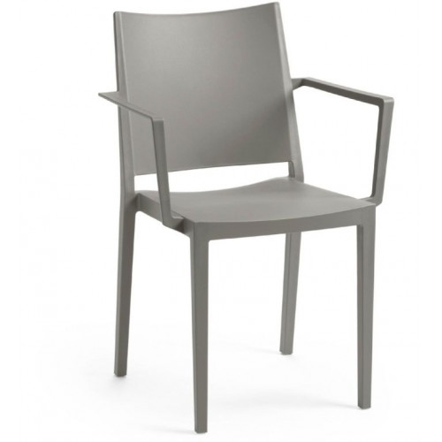 Kreslo MOSK ARMCHAIR, 82 x 57 x 56 cm, sivá farba