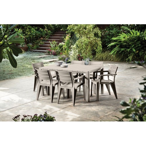 Keter Plastový stôl Julia, cappuccino