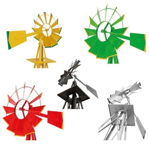 STILISTA veterný mlyn, 245 x 55 cm, oceľ, bronzový