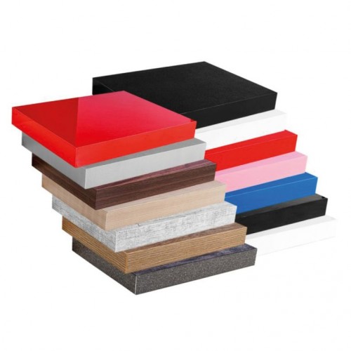 Stilista nástenná polica, sada 2 kusov, 50 cm, biela