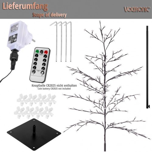 VOLTRONIC Čerešňový kvet  s 220 LED osvetlením, 180 cm