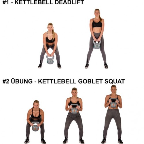 Kettlebell činka MOVIT - 16 kg