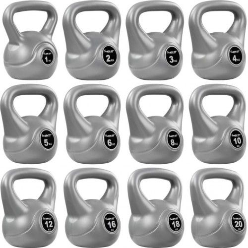 Kettlebell činka sivá - 6 kg