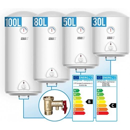 Elektrický zásobník na horúcu vodu 30 l, biely Elektrický zásobník na horúcu vodu 30 l, biely