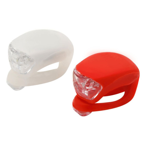 Sada 2 ks cyklistických svetiel, SILICON, 18 lm