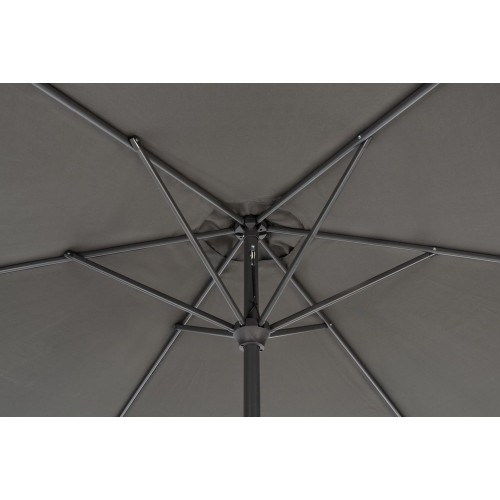 ROJAPLAST Slnečník naklápací, 3 m, sivý