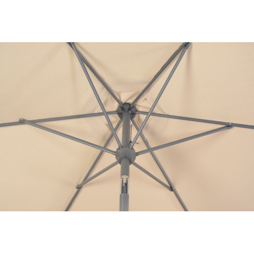 ROJAPLAST Slnečník naklápací, 3 m, béžový