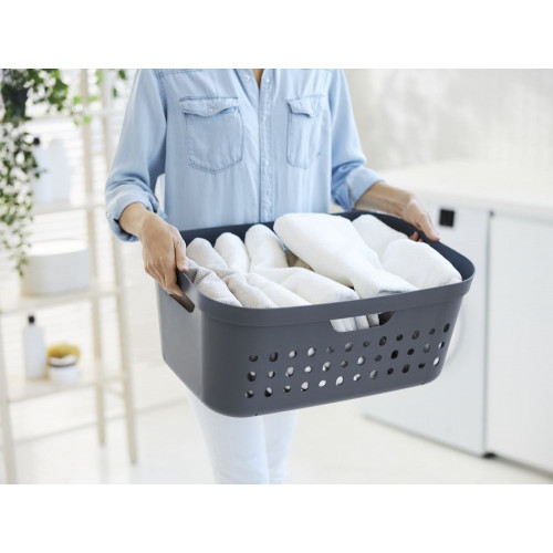 JONA Kôš na čistú bielizeň, 39 L, antracit
