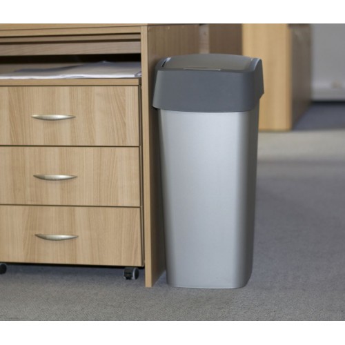 Odpadkový koš FLIPBIN 45 l - šedý CURVER