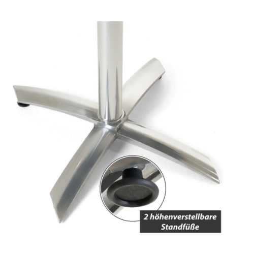 Bistro stôl, okrúhly, skladací, 60 cm