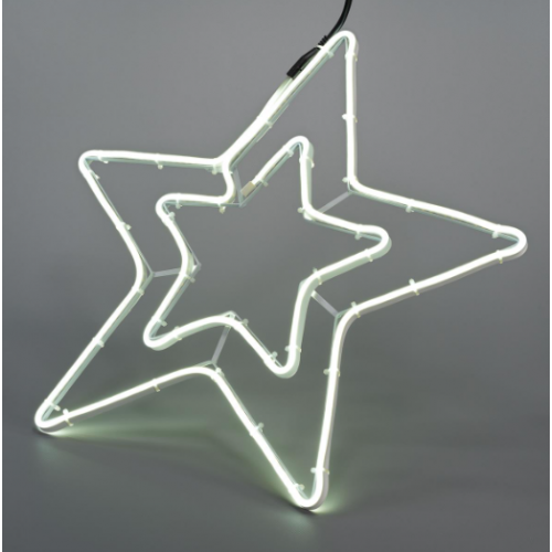 NEXOS Vianočná svetelná hviezda 360 LED, 55 cm