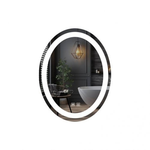 IREDA kúpeľňové zrkadlo s LED osvetlením, 80 x 60 cm