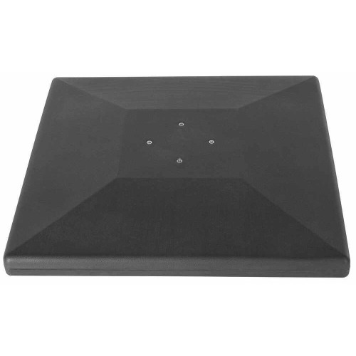 Betónový podstavec na slnečník 73x73 cm, 50 kg, čierny