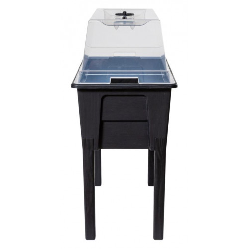 NIAGARA vyvýšený plastový kvetináč, grafit