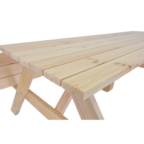 PIKNIK Záhradná drevená súprava, 180 cm, prírodná