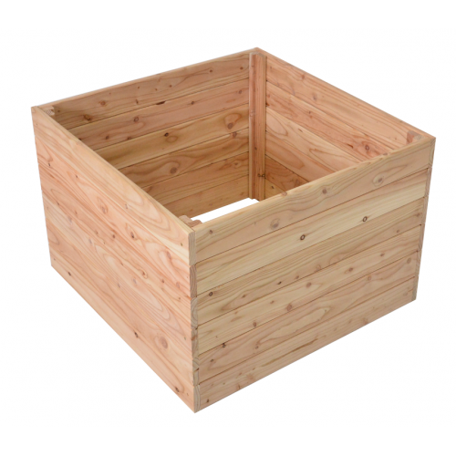 PREMIUM MODRÍN Vyvýšený záhon 70 x 70 x 50 cm, drevený