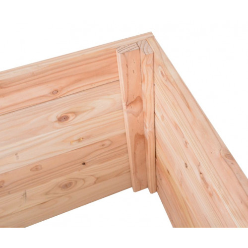 PREMIUM MODRÍN Vyvýšený záhon 135 x 70 x 50 cm, drevený