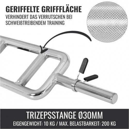 Gorilla Sports Univerzálna tyč, 30/31 mm, pružinové zámky