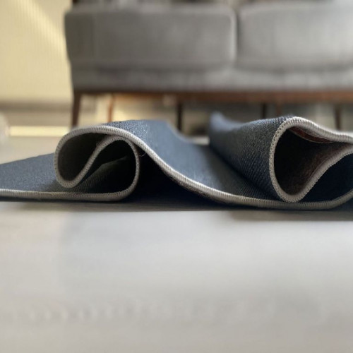 Pletený koberec s geometrickým vzorom, 100 x 300 cm, béžový