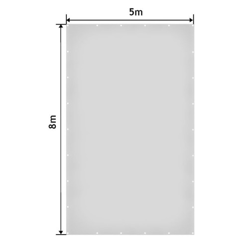 JAGO Plachta 650 g/m², hliníkové oká, biela, 5 x 8 m JAGO Plachta 650 g/m², hliníkové oká, biela, 5 x 8 m