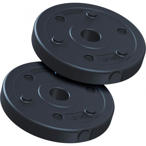 ScSPORTS Sada záťažových kotúčov, 2 x 1,25 kg
