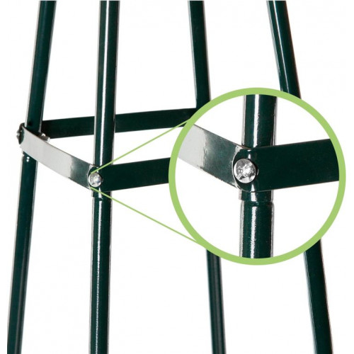 Kovová opora pre popínavé rastliny 195 cm, sada 2 ks