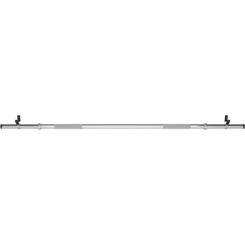 Chrómovaný hriadeľ na činky 140 cm, 30 mm, pružinové uzávery