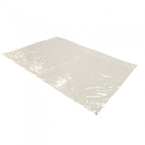 JAGO Plachta 650 g/m², hliníkové oká, sivá, 3 x 5 m