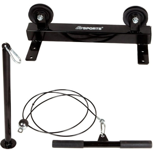 Stropná kladka ScSPORTS, čierna