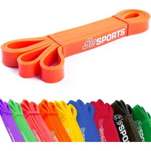 ScSPORTS odporová guma 2,1 cm, oranžová