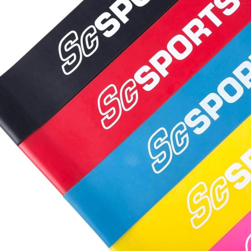 ScSPORTS odporová guma, odpor 15,8 kg, čierna ScSPORTS odporová guma, odpor 15,8 kg, čierna