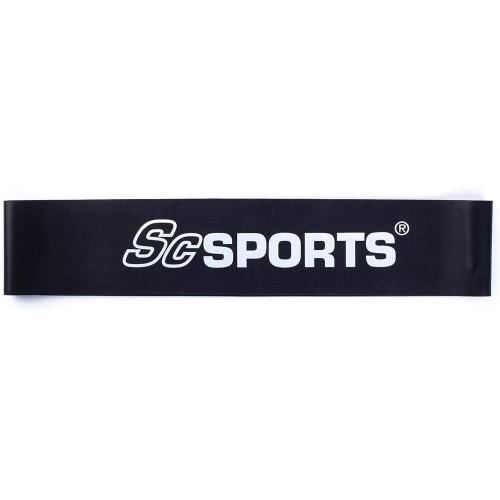 ScSPORTS odporová guma, odpor 15,8 kg, čierna