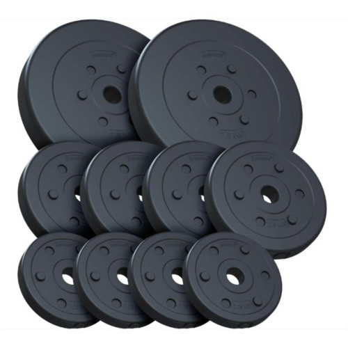 Sada kotúčov 30 kg plast 2x7,5 kg 4x2,5 kg 4x1,25 kg