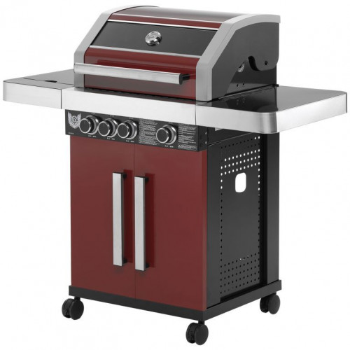 MAXXUS Plynový gril BBQ Chief 6.0, červená