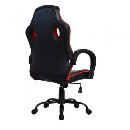 Herná kancelárska stolička s naklápacím mechanizmom, čierna