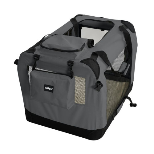 Leopet Prepravný box pre psov S 49,5 x 34,5 x 35 cm antracit Leopet Prepravný box pre psov S 49,5 x 34,5 x 35 cm antracit