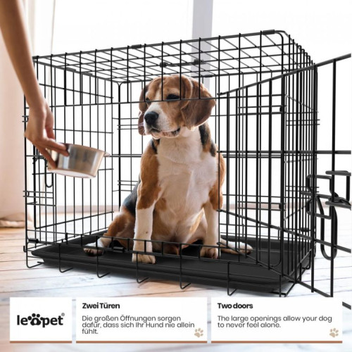 Leopet Klietka pre psy skladacia 107 x 69 x 75,5 cm, XL