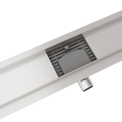Aquamarin Sprchový podlahový žľab prerušovaný, 110 cm Aquamarin Sprchový podlahový žľab prerušovaný, 110 cm