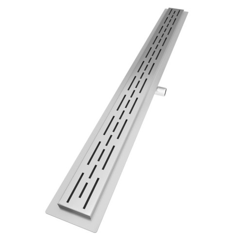 Aquamarin Sprchový podlahový žľab prerušovaný, 110 cm Aquamarin Sprchový podlahový žľab prerušovaný, 110 cm