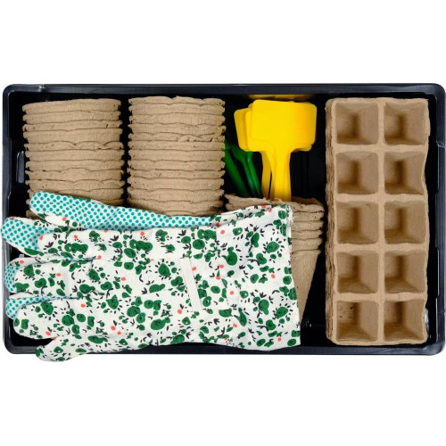 Sada rašelinových kvetináčov 63 ks