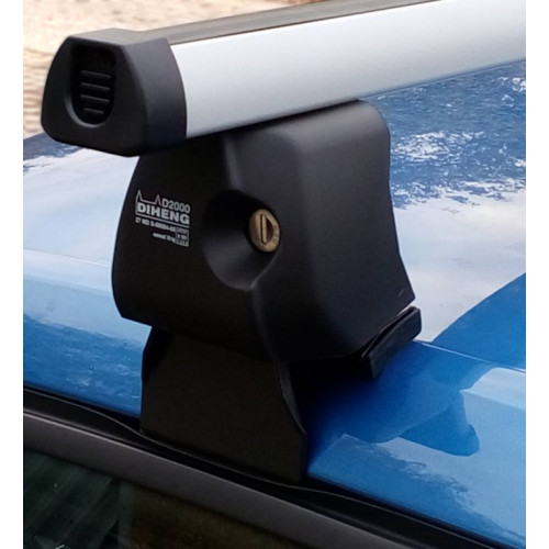 Strešný nosič SCALA, strieborný, zámok, ALU DIH