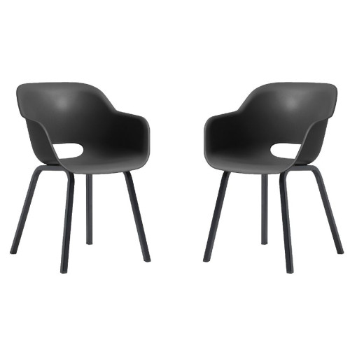 Sada kresiel NOA DUO, grafitová farba