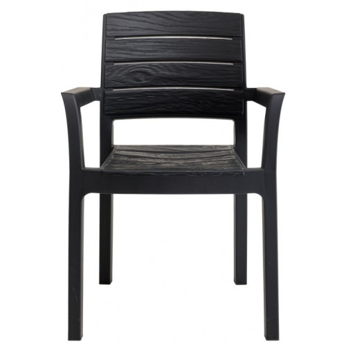 Plastové kreslo RECANATI, grafit