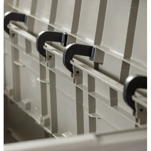 WOODYS záhradný plastový úložný box 280 L, svetlo šedá