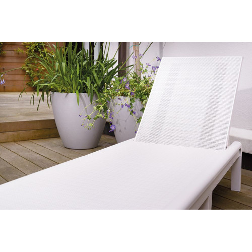 Ležadlo MALLORCA, biele