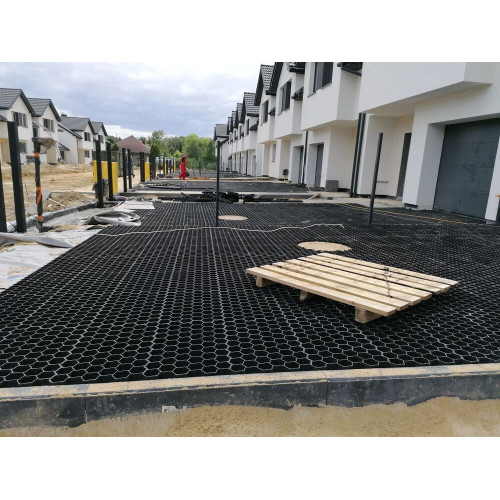 Zatrávňovacia dlažba, 60 x 40 x 4 cm, čierna